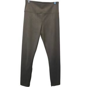 Zyia Green Light Leaf Pring Athletic Hiking Walking Yoga  Women's Leggings 6-8